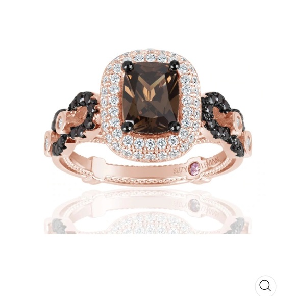 Levian Chocolate Champagne Diamonds Ring - Picture 3 of 9